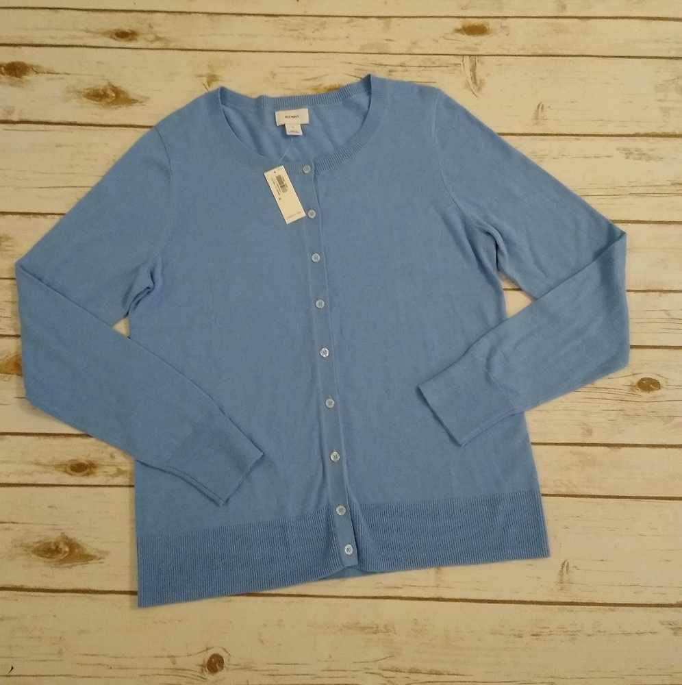 Old Navy Baby Blue Cardigan Size Medium